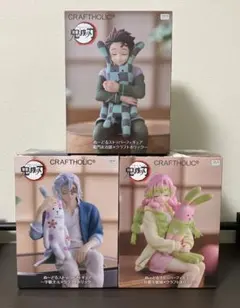 鬼滅の刃 ぬーどるストッパー　甘露寺蜜璃　宇髄天元　竈門炭治郎　ラウンドワン限定