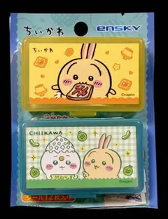 新品未使用 ちいかわ ケース＆シール2 うさぎ 小物入れ シール12枚入りのサムネイル