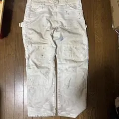 Dickies ダブルニー ペインターパンツ ホワイト ワークパンツ　34