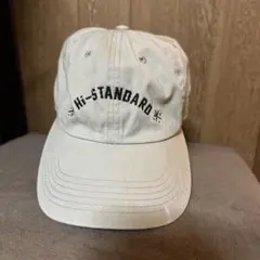 【中古】Hi-STANDARD ベージュキャップ