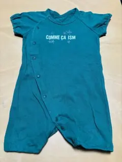 COMME CA ISM ロンパース 50〜70cm 緑　グリーン