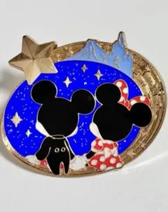 東京ディズニーランド ジャングルカーニバル景品 ミッキー ミニー ピンバッジ