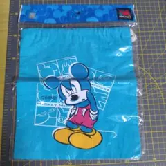 【レトロ】ディズニー　ミッキーマウス　巾着袋