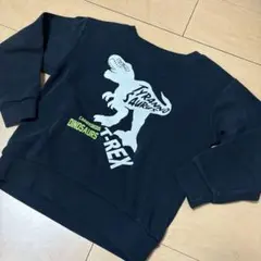 キッズ　裏起毛恐竜トレーナー