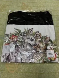 レトセトラ レトルト ガオルト&ネコルト ビッグTシャツ 白 レディース