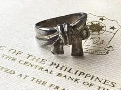 リボン　リング　指輪　silver 925 シルバー　アクセサリー