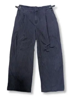 JOURNAL STANDARD relume ストライプグルカパンツ　ネイビー