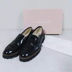 美品★ファビオルスコーニ エナメル　コインローファー　 23