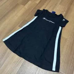 チャンピオン　ワンピース　子供服　ブラック　90cm