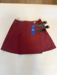 【新品】バーバリー/BURBERRY BLUE LABEL ミニスカート 赤のサムネイル