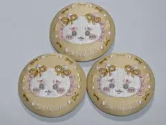 ちいかわ 刺繍缶バッジビスケット2 シーサー 3個