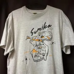 sumika 地図Tシャツ　L