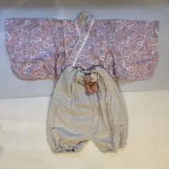 ベビー袴　セットアップ　袴ロンパース　90 ひなまつり　女の子