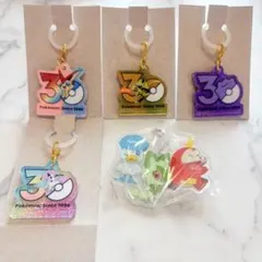 ポケモン 30周年ロゴマスコット ポケチャーム メタモン ビクティニ ゼラオラ