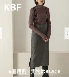 【新品タグ付き】KBF WEB限定バッククロスハイウエストスカート　a13-3
