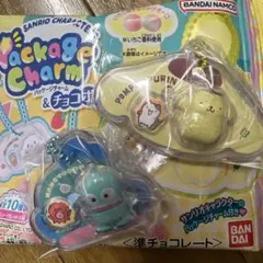 サンリオキャラクターズ　パッケージチャーム　ハンギョドン　ポムポムプリン