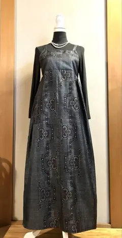 ˚✧⁎⁺˳✧༚大島紬　着物リメイク　ハンドメイド　キャミワンピース˚✧⁎⁺˳✧༚