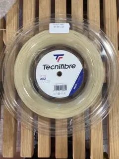 1張だけ使用済Tecnifibre XR3 1.25mm ロールガット 200m