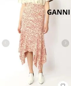 新品タグ付き‪‪☆トゥモローランド GANNIガニー フレア膝丈ロングスカート‪のサムネイル
