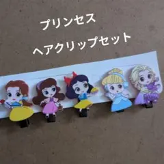 ディズニープリンセス ヘアピン 5個セット