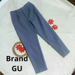 GU グレー スラックス イージーパンツ SIZE M