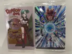 ドラゴンボール イタジャガ カード ブルマ ゴジータ 2枚セット　おまけ付き
