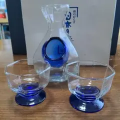 八角形のぐい飲みと徳利のセット