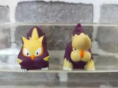 【美品】　ポケモンキッズ　指人形　スカンプー　スカタンク　進化2体セット