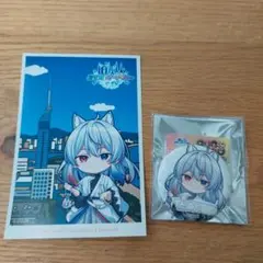 カラフルピーチ　どぬく　缶バッジ&ポストカードセット