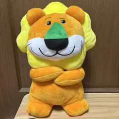 たべっ子どうぶつ　THE MOVIE らいおんくん超BIGぬいぐるみ 40cm程