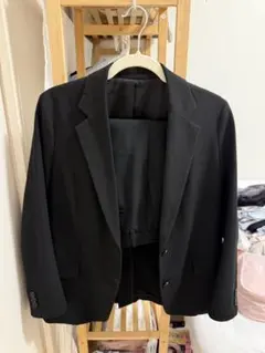 ユニクロ　黒スーツセットアップ　S