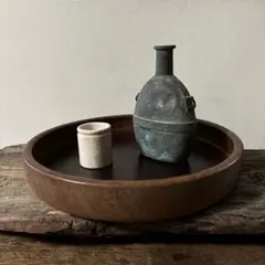 アンティーク　ジャムポット　④ 筒盃　フランス　イギリス　デルフト　ブロガント