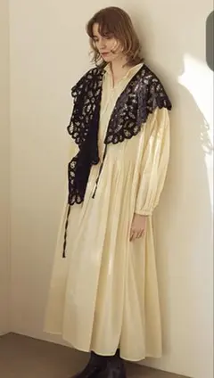 LISETTE ロブ・グロゼイユ ノースリーブロングワンピース - メルカリ