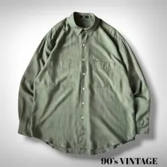 50s 60s style ロカビリー オープンカラー シャツ 絣 マチ付き - メルカリ
