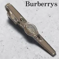 美品✨Burberrys ネクタイピン　ホースロゴ　シルバー　バーバリーズ