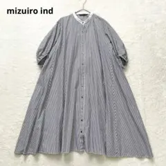 センソユニコ 芽風 ロングワンピース 変形 アシメ チェック 長袖 M