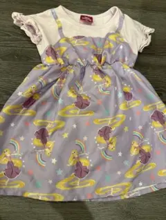Disney ラプンツェル 半袖ワンピース 90