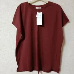 【新品タグ付】Lサイズ CINEMA CLUB フレンチ袖Tシャツ レンガのサムネイル