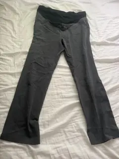 【値下げ】グレー マタニティパンツ Lサイズ