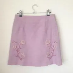 dazzlin 刺繍ミニスカート