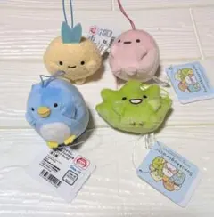 すみっコぐらし ばんざいゴムひも付きマスコット Part2 4種類セット　未使用
