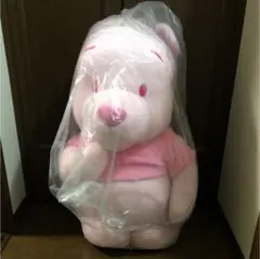 くまのプーさん　超特大ぬいぐるみ　桜色