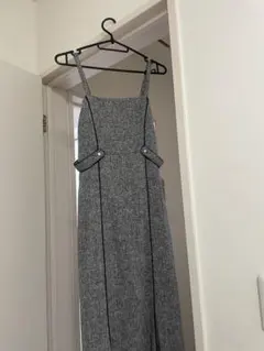 archives キャミワンピース グレー ロング M ジャンパースカート 美品