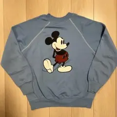 70s 80s USA製 Disney 白足ミッキー スウェット 神サイズ 美品 - メルカリ