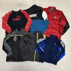 ゆ133★ 6点セット キッズ スウェット パーカー ジャージ puma