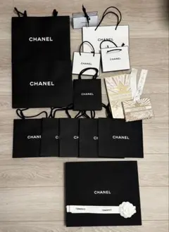 CHANEL DIOR 空箱　紙袋　ショッパー、リボン、カメリア　まとめ販売