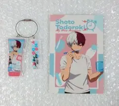 【初期キズ】ヒロアカ　轟焦凍　モーニングルーティン　アクリルキーホルダー　特典
