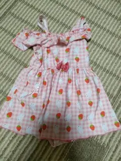 miffy いちご柄 ワンピース水着 110cm