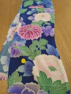 353.古布アンティーク着物ハギレ