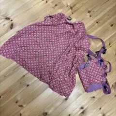 ベビーチェアベルト　授乳ケープ　ソレイアード　ピンク　花柄　セーフティグッズ